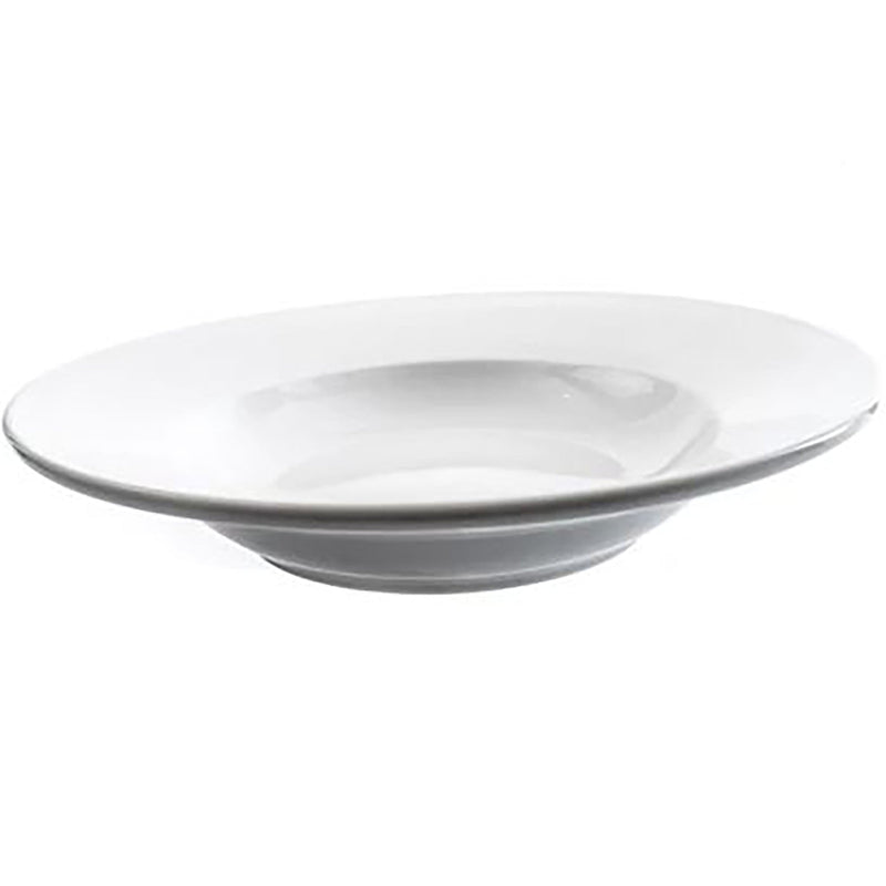 Phoenix Ceramic Soup Plate - 9 1/2 Oz-Phoenix Food Equipment