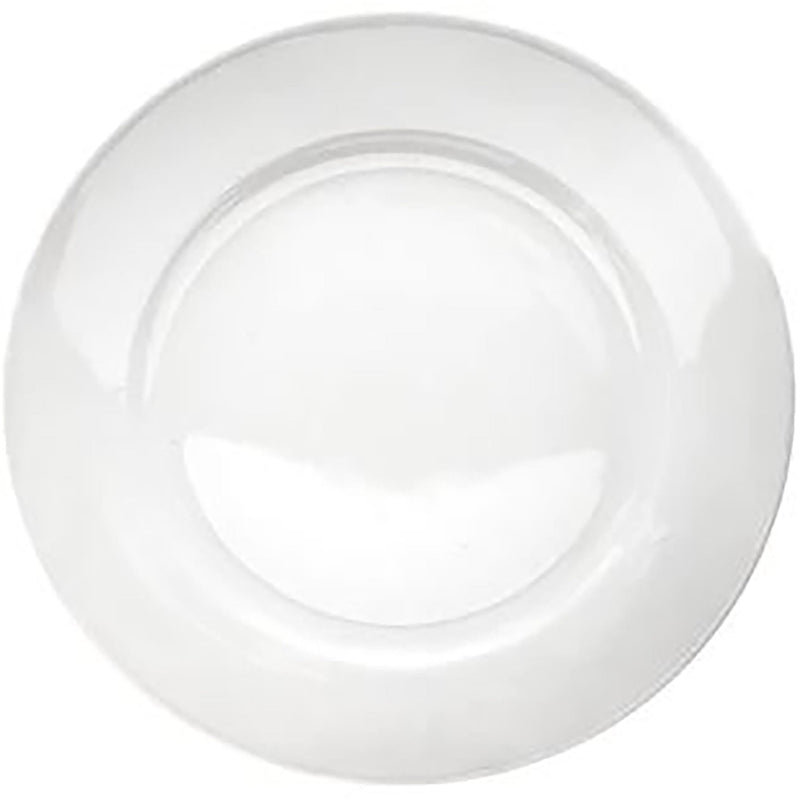 Phoenix Ceramic Wide Rim Dinner Plate - 10"-Phoenix Food Equipment