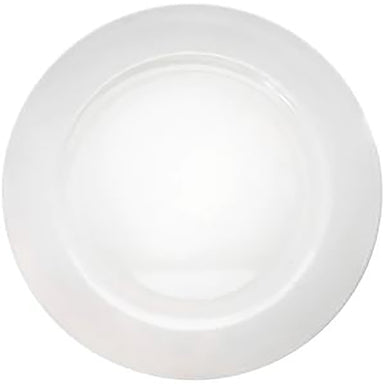 Phoenix Ceramic Wide Rim Dinner Plate - 9 3/4"-Phoenix Food Equipment