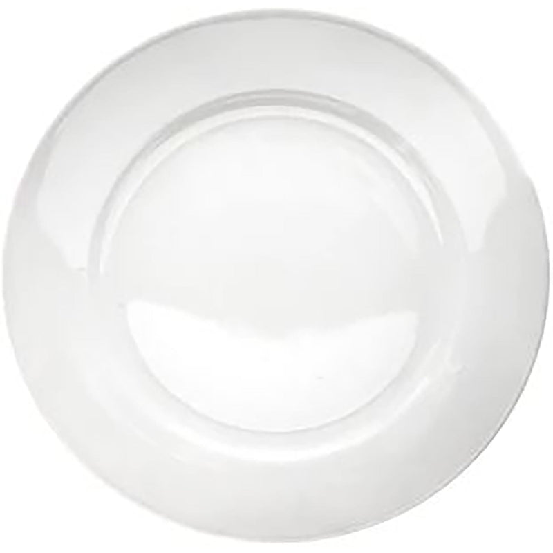 Phoenix Ceramic Wide Rim Dinner Plate - 9"-Phoenix Food Equipment