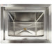 Phoenix DIIB-1824 insulated drop-in ice bin, top view of the stainless steel interior with centre drain