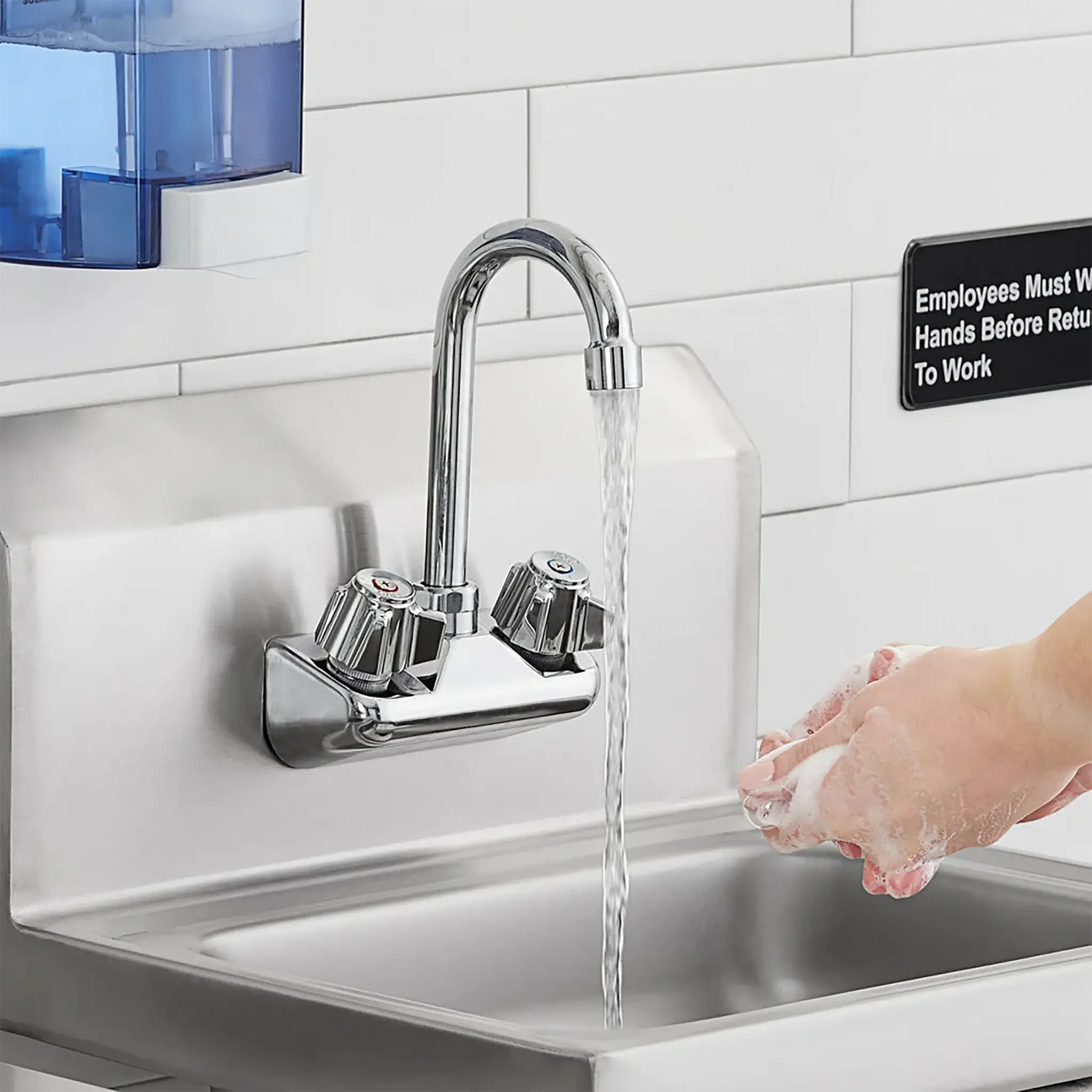 Phoenix EGNHF-4 Economy Wall Mounted Hand Sink Faucet-Phoenix Food Equipment