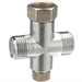 Phoenix HGNF-SENS-MIXV sensor faucet mixing valve, chrome-plated brass cross fitting with threaded connections