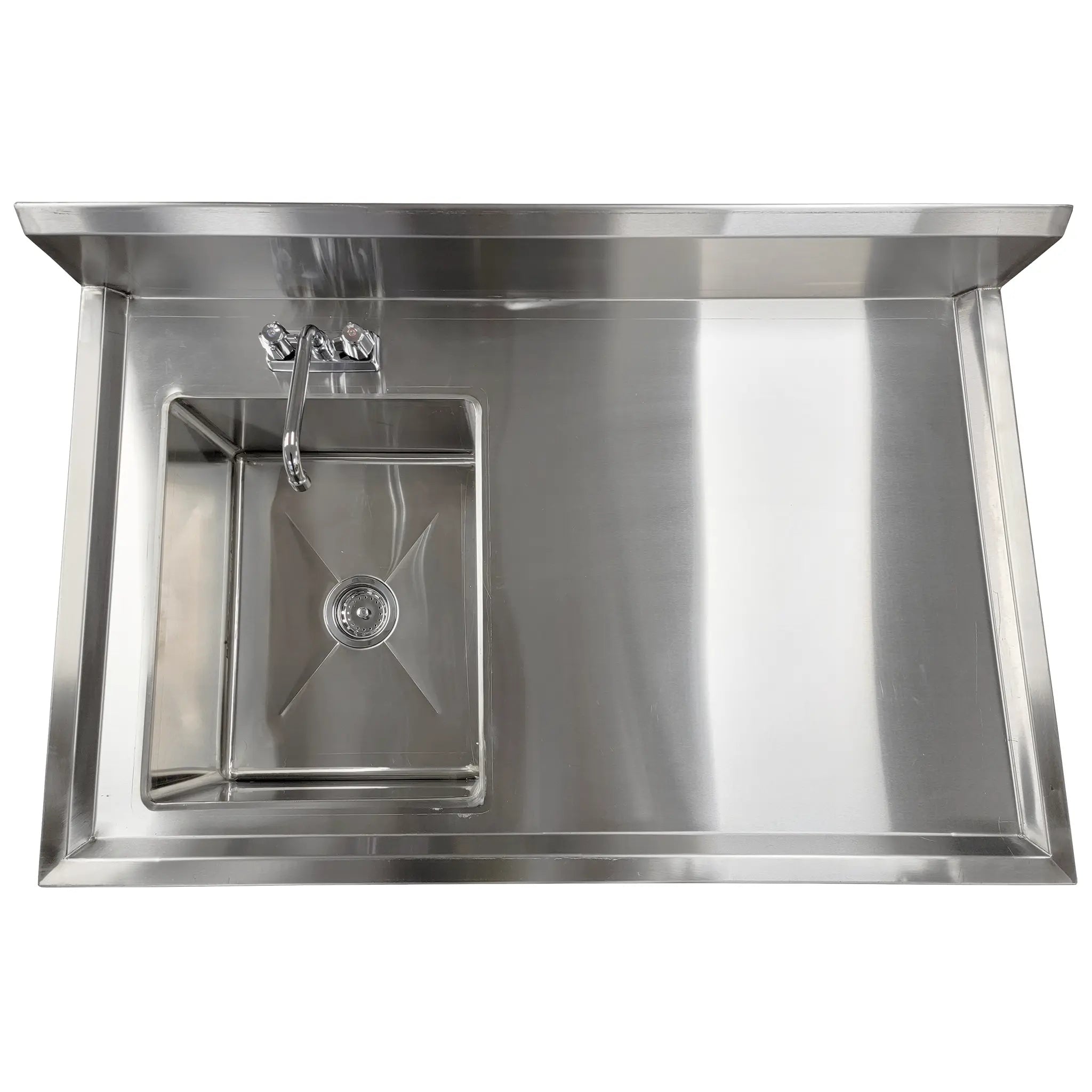 Phoenix Heavy Duty 16 Ga. (1.5mm) Sink Tables - Various Sizes-Phoenix Food Equipment