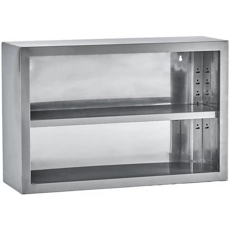 Phoenix POWC Series Stainless Steel Open Wall Cabinet - Various Sizes-Phoenix Food Equipment