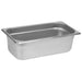 Phoenix STP24 series 24 gauge anti-jam stainless steel steam table pan, narrow rectangular medium depth pan