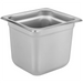 Phoenix STP24 series 24 gauge anti-jam stainless steel steam table pan, small square deep pan with flat rim