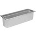 Phoenix STP24 series 24 gauge anti-jam stainless steel steam table pan, long slim deep pan, front angle