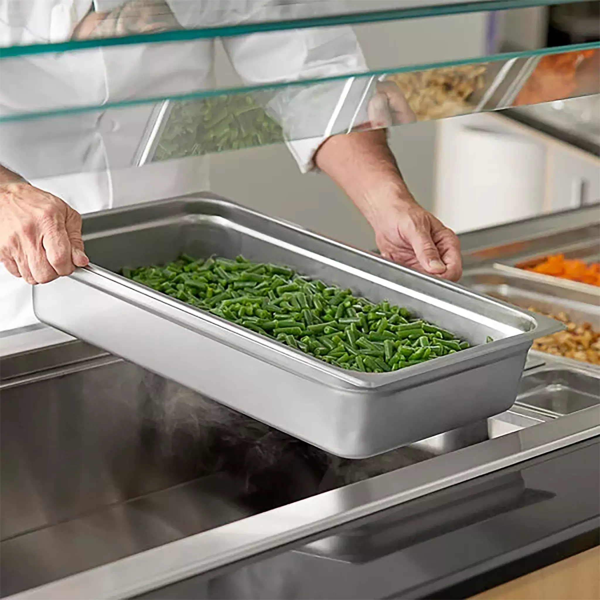 Phoenix STP24 Series 24 Gauge Anti-Jam Steam Table Pans - Various Sizes-Phoenix Food Equipment