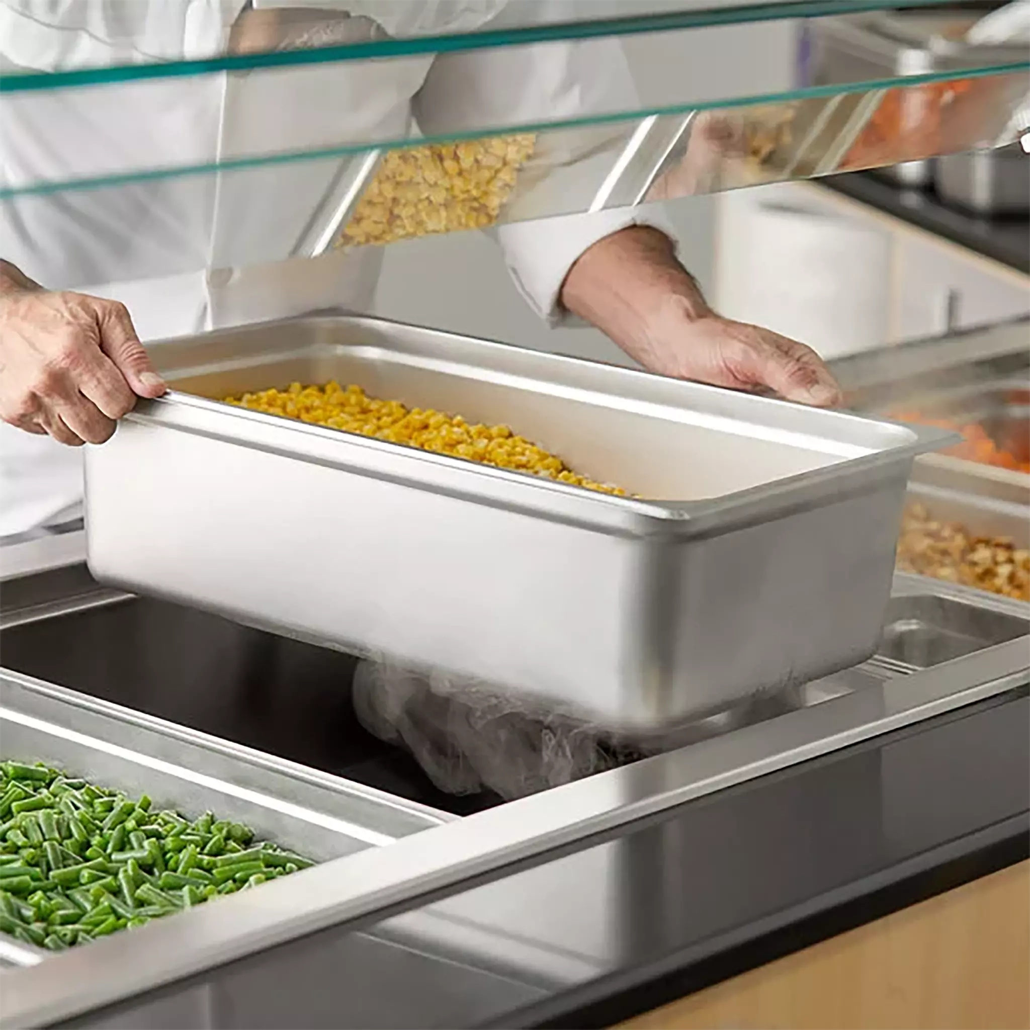 Phoenix STP24 Series 24 Gauge Anti-Jam Steam Table Pans - Various Sizes-Phoenix Food Equipment