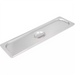 Phoenix STP24 series stainless steel steam table pan lid, long narrow solid cover with recessed handle