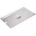 Phoenix STP24 series stainless steel steam table pan lid, large size with notch for a serving spoon