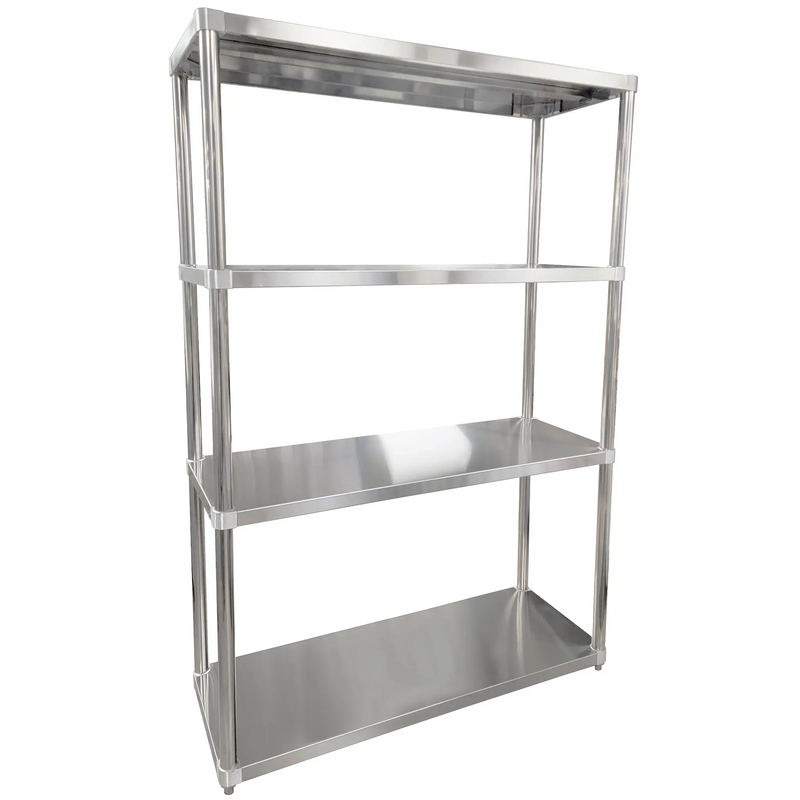 Phoenix Stainless Steel 4 Tier Free Standing Shelf - Various Sizes-Phoenix Food Equipment