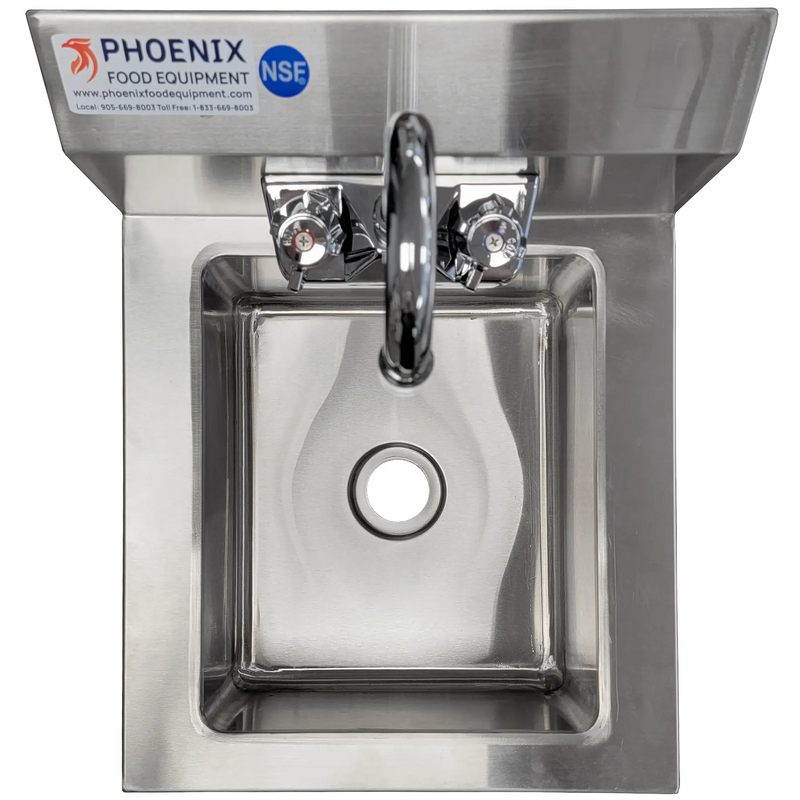 Phoenix WHS14 Small Wall Mounted Hand Sink-Phoenix Food Equipment
