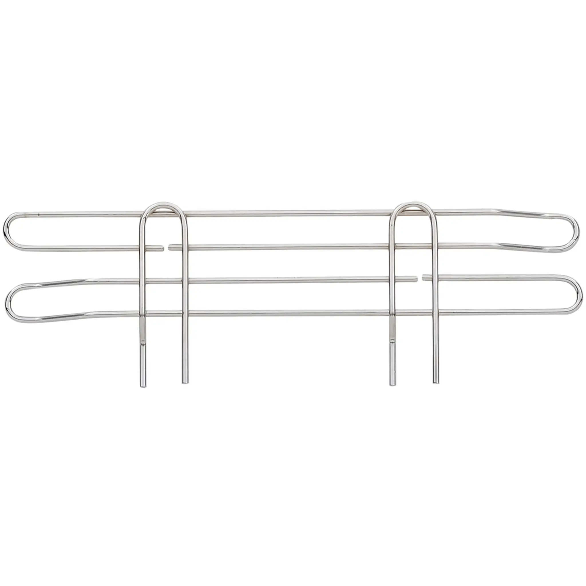 Phoenix Wire Chrome/Black Epoxy Ledges - Various Sizes-Phoenix Food Equipment