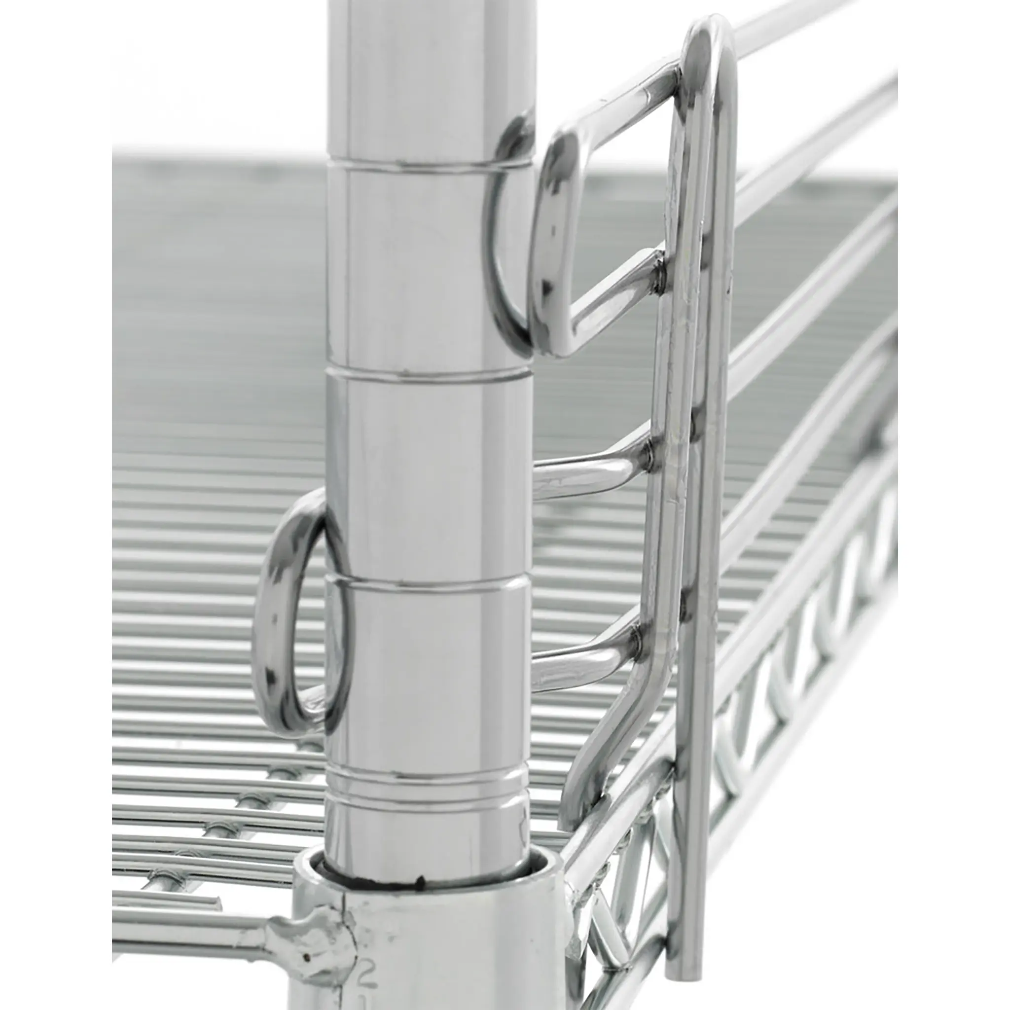 Phoenix Wire Chrome/Black Epoxy Ledges - Various Sizes-Phoenix Food Equipment