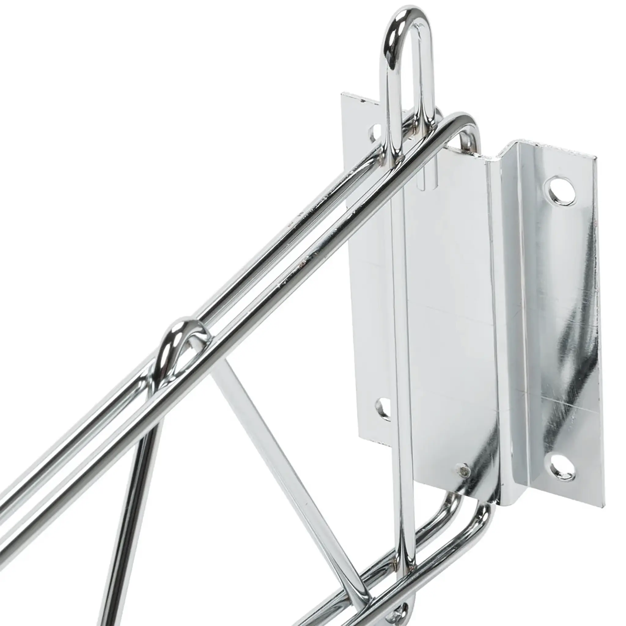 Phoenix Wire Chrome/Black Epoxy Wall Brackets (Set of 2)-Phoenix Food Equipment
