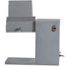 Pro-Cut KT-8 meat tenderizer in stainless steel with top feed chute and on/off switch, side view