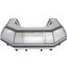 Pro-Kold curved glass refrigerated fresh meat display case line, MCRU-100-W series shown in a corner case layout