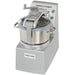 Robot Coupe BLIXER 8 bowl food processor with 8.5 qt stainless steel bowl, clamp arms and grey base, angled view