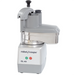 Robot Coupe CL40 continuous feed food prep machine, grey and stainless steel with feed head and on/off buttons