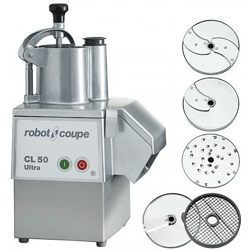 Robot Coupe CL50E ULTRA PIZZA Continuous Feed Food Prep Machine - 18 Lbs/Min Production-Phoenix Food Equipment