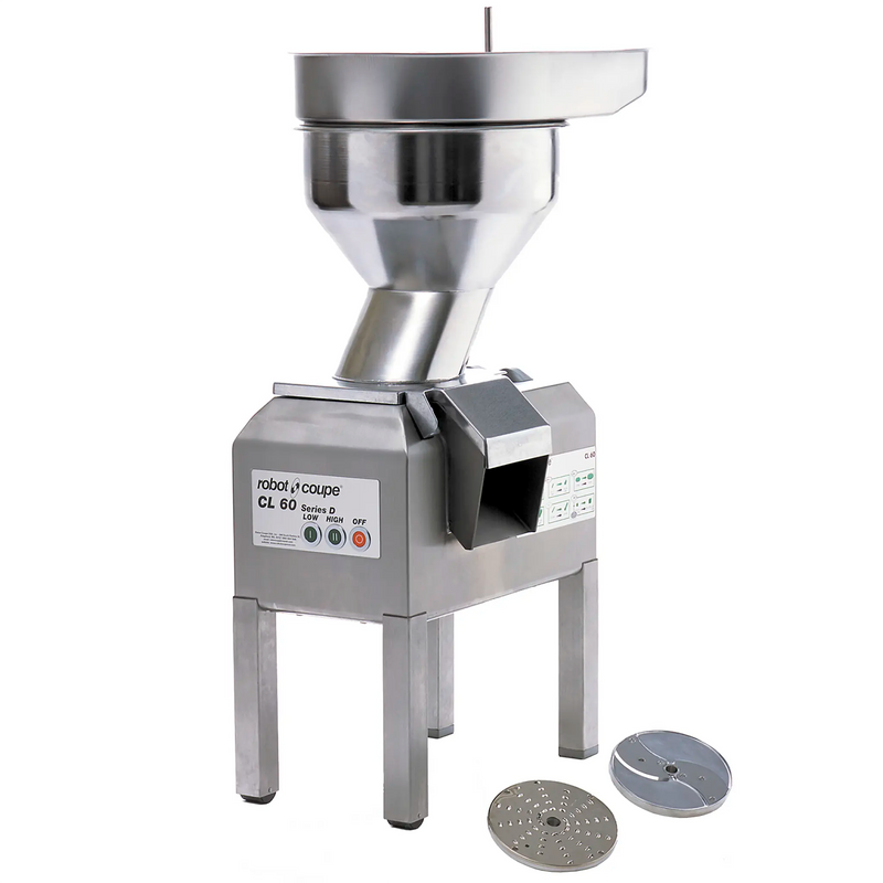 Robot Coupe CL60B Continuous Feed Food Prep Machine with Bulk Feed Head - 66 Lbs/Min Production-Phoenix Food Equipment