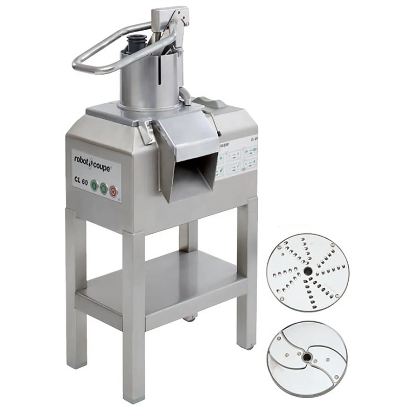 Robot Coupe CL60E Continuous Feed Food Prep Machine with Push Feed Head - 66 Lbs/Min Production-Phoenix Food Equipment