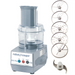 Robot Coupe R101P PLUS food prep and bowl cutter combo with clear 2 qt bowl, feed head and five slicing discs