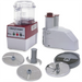 Robot Coupe R2 CLR DICE food processor with clear bowl, veg prep attachment and dicing grid and discs included
