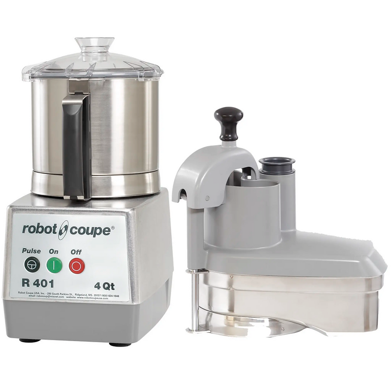 Robot Coupe R401 Food Prep & Bowl Cutter Combo - 4.8 Qt Capacity-Phoenix Food Equipment