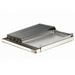 Rocky Mountain MGB24SS-8 universal add on 12-inch griddle and 12-inch charbroiler combo side by side on one base