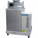 Somerset SDR-400 stainless steel dough rounder with top cone hopper and front control panel, angled view