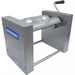 Somerset SPM-45 pastry and turnover forming machine, stainless steel frame with hand crank and roller, angled view