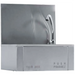 Thorinox TKS-1 knee-operated hand sink in stainless steel with gooseneck faucet, backsplash and knee push panel