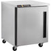 Traulsen Centerline CLUC-27R 27-inch refrigerated work table, stainless steel single door configuration on casters