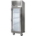 Traulsen G-Series G13010-053 30-inch single glass door stainless steel reach-in freezer with interior shelves