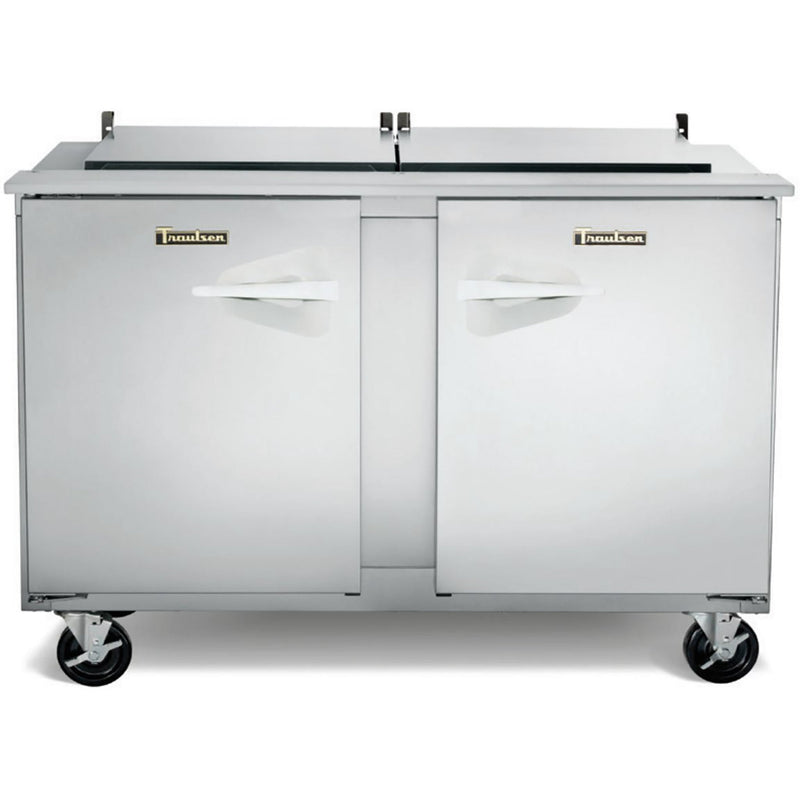 Traulsen UST4812-LR Double Door 48" Refrigerated Sandwich Prep Table-Phoenix Food Equipment