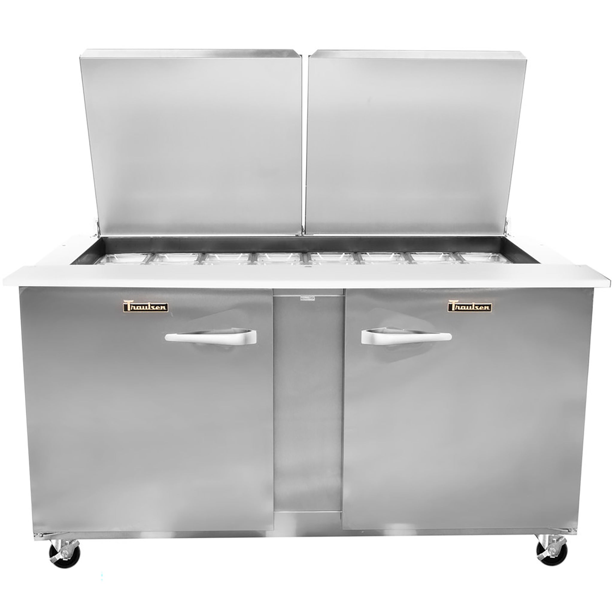 Traulsen UST6012-LR Double Door 60" Refrigerated Sandwich Prep Table-Phoenix Food Equipment