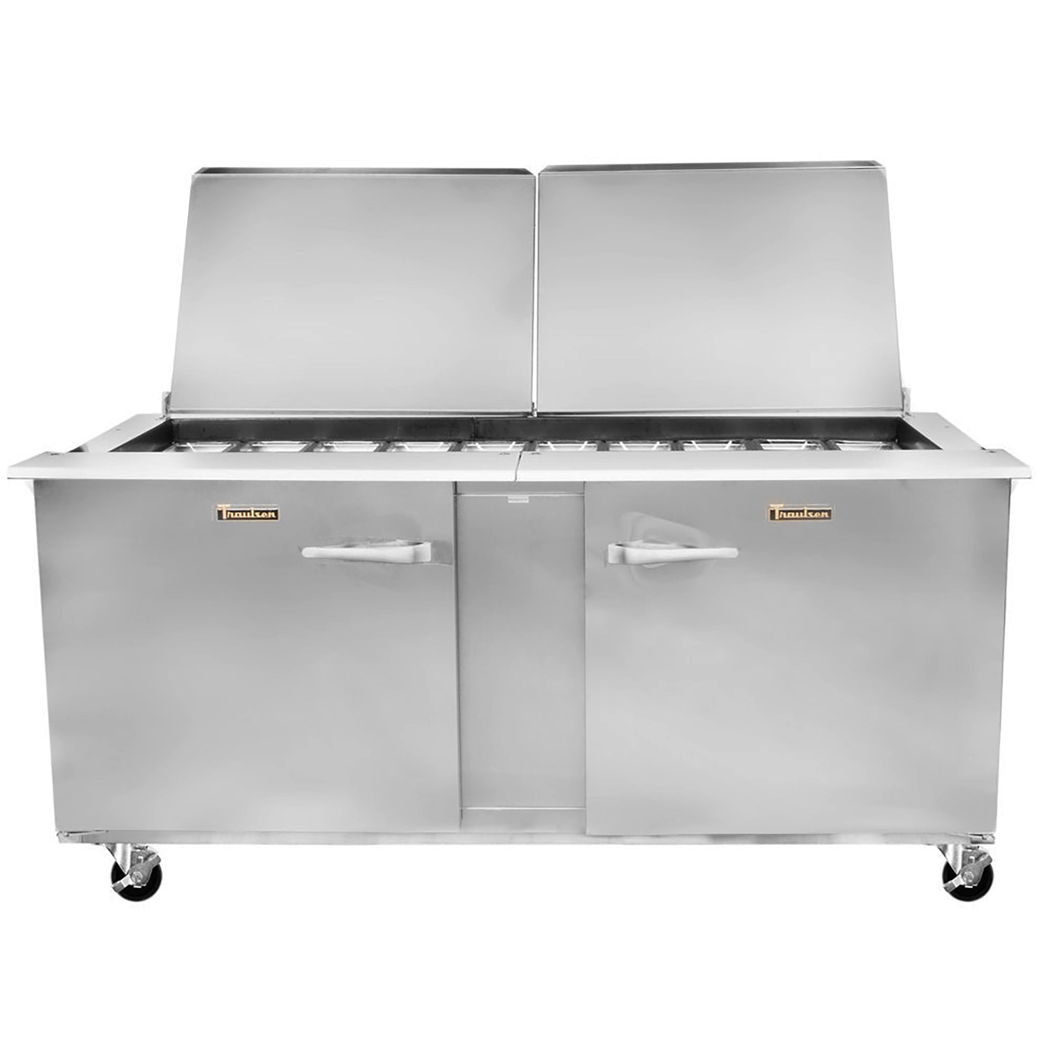 Traulsen UST7218-LR Double Door 72" Refrigerated Sandwich Prep Table-Phoenix Food Equipment