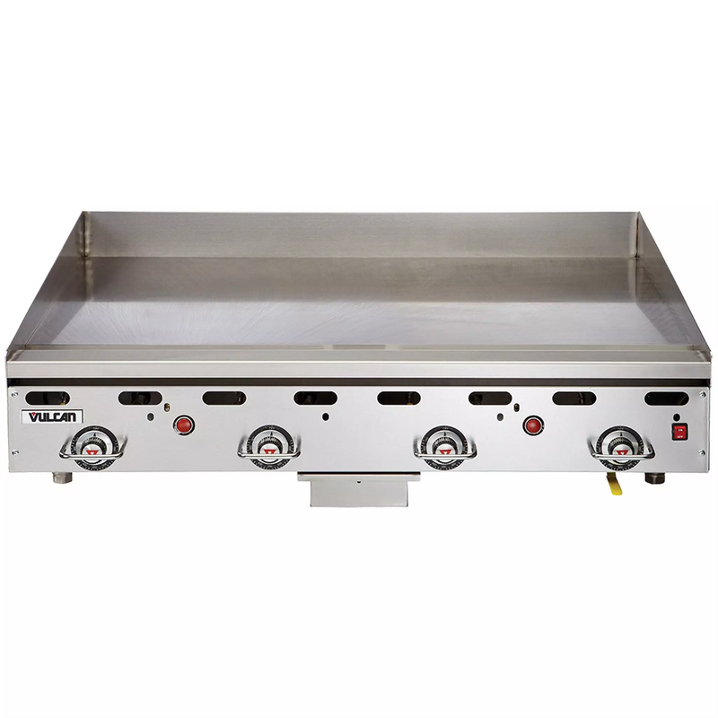Vulcan 900RX Series Natural Gas/Propane 24" Deep Electric Ignition Thermostatic Griddle - 24" to 72" Wide-Phoenix Food Equipment