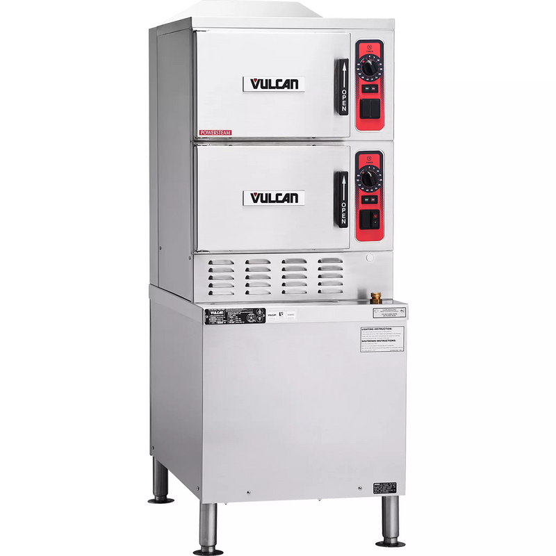 Vulcan C24GA Floor Series Gas Steaming Cabinet - 6 & 10 Pan Capacity-Phoenix Food Equipment