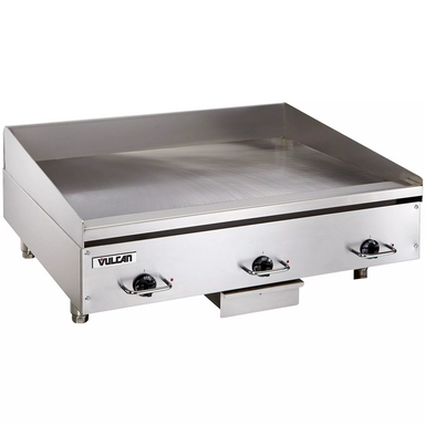 Vulcan HEG-E Series Heavy Duty 24" Deep Electric Griddle - 24" to 72" Wide-Phoenix Food Equipment