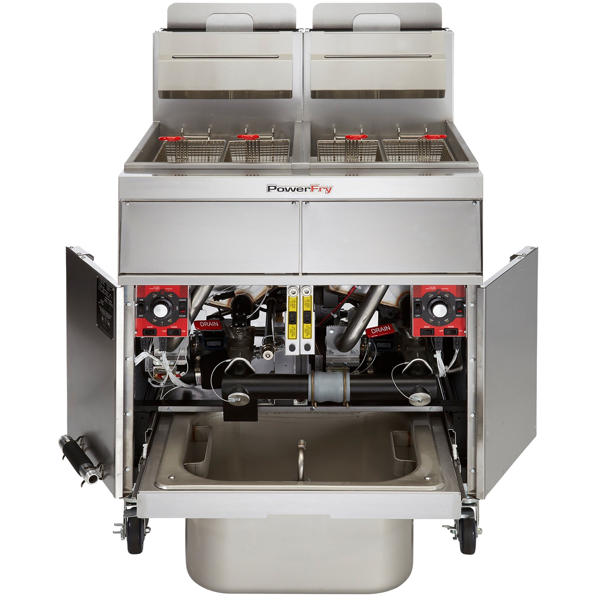 Vulcan PowerFry3 TR45 Series High Efficiency Natural Gas/Propane 45-50LB Fryer - Various Options-Phoenix Food Equipment