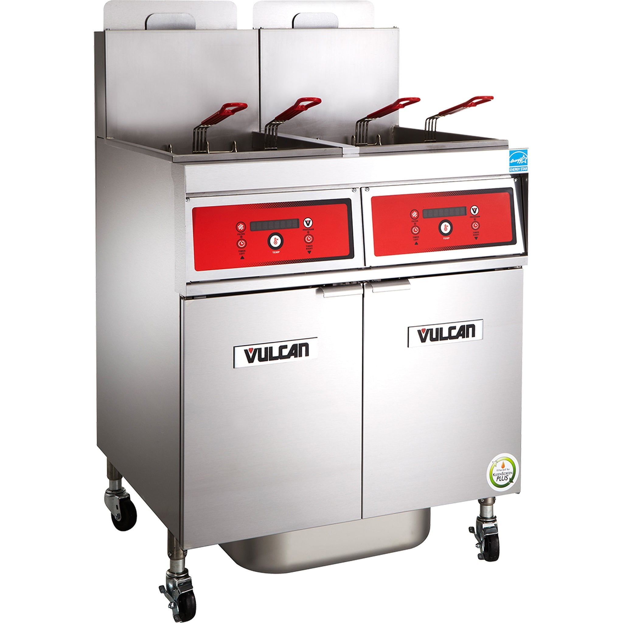 Vulcan PowerFry5 VK85 Series High Efficiency Natural Gas/Propane 85-90LB Fryer - Various Options-Phoenix Food Equipment