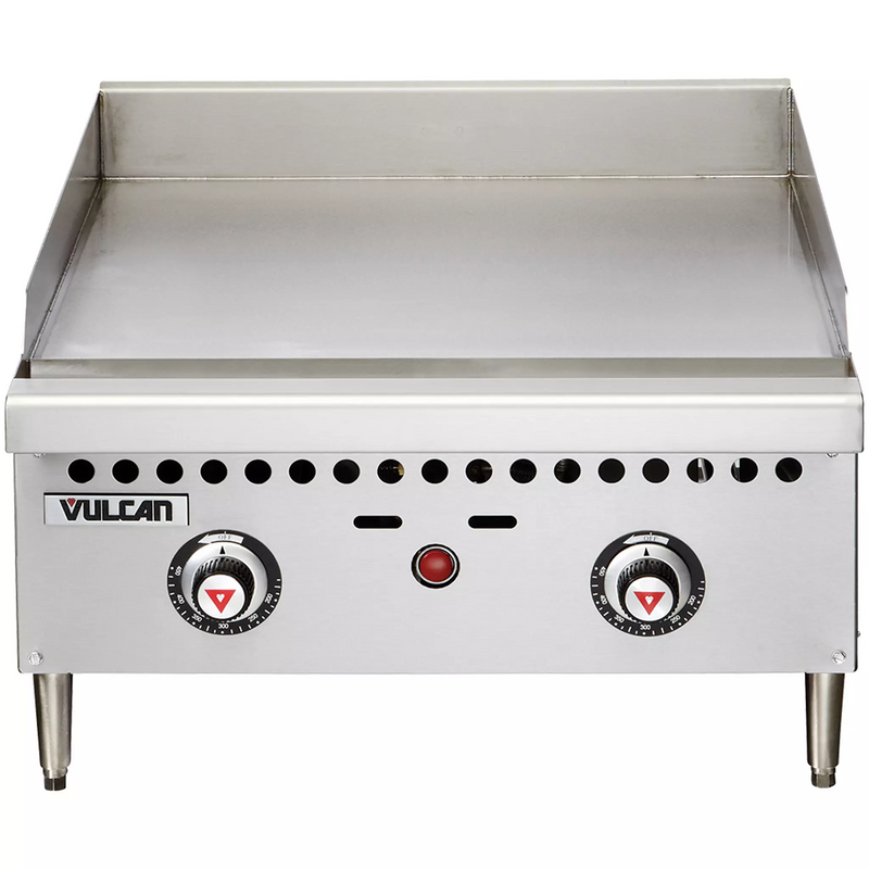 Vulcan VCRG24-T Natural Gas/Propane 24" Thermostatic Griddle-Phoenix Food Equipment