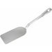 Winco 14" stainless steel serving turner with solid rectangular blade and hanging hole handle, solid style