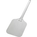 Winco 20 inch aluminum pizza and burger peel with square blade and short tubular aluminum handle