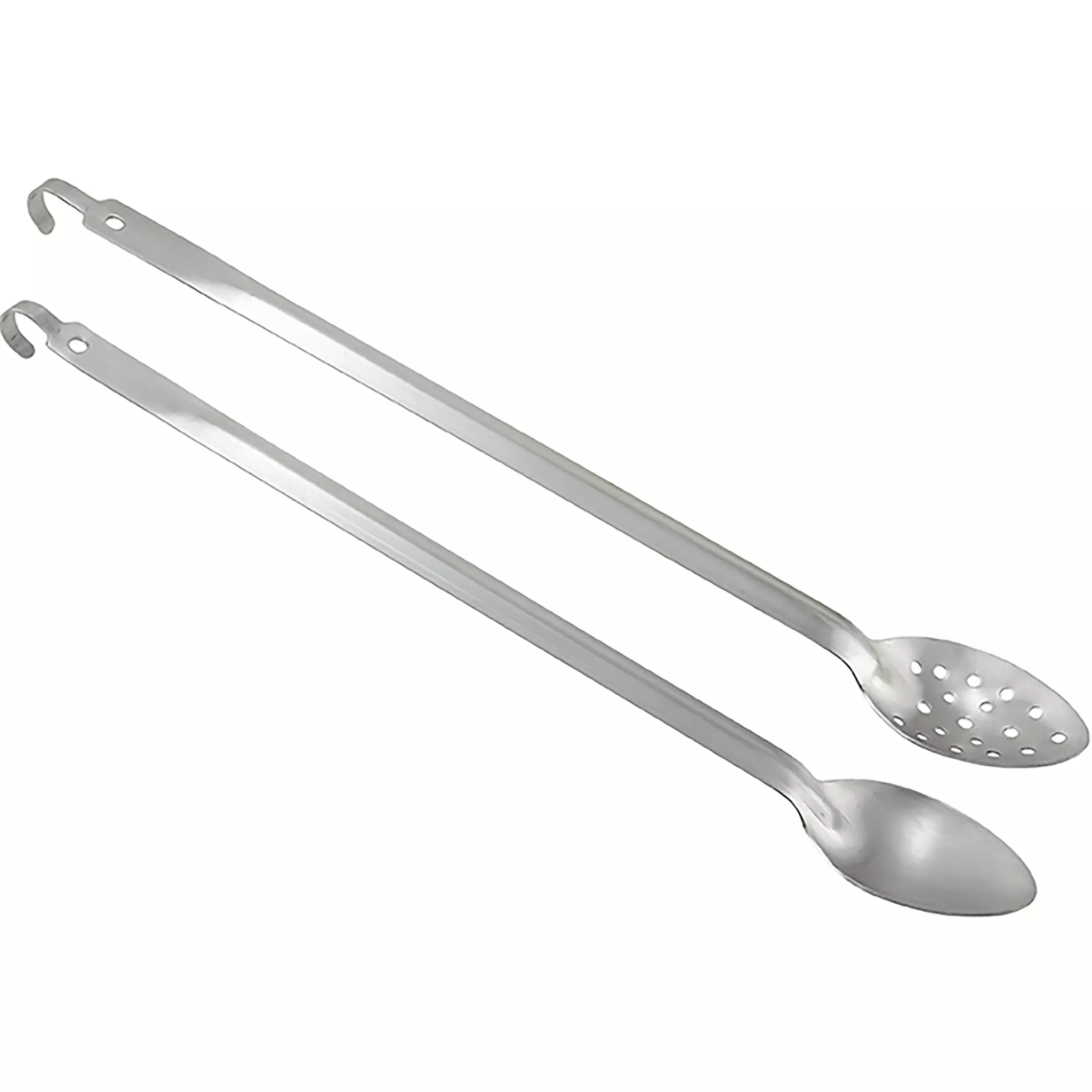 Winco 21″ Heavy-Duty Basting Spoon with Hook - Various Options-Phoenix Food Equipment