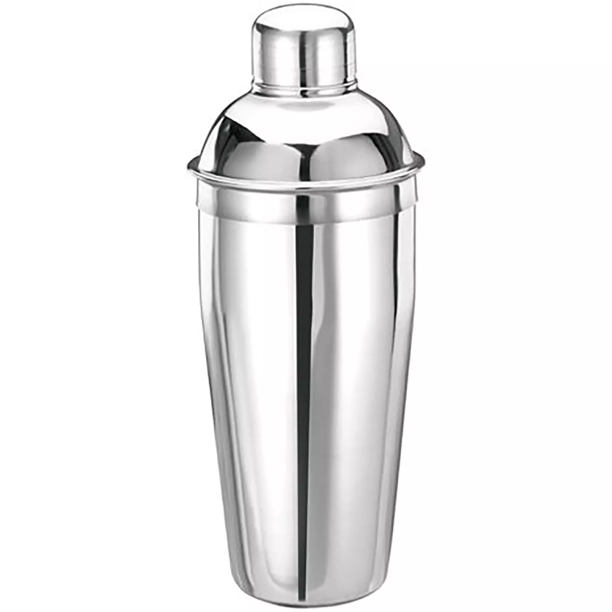 Winco 28 Oz Stainless Steel Deluxe Bar Shaker - 3 Piece Set-Phoenix Food Equipment